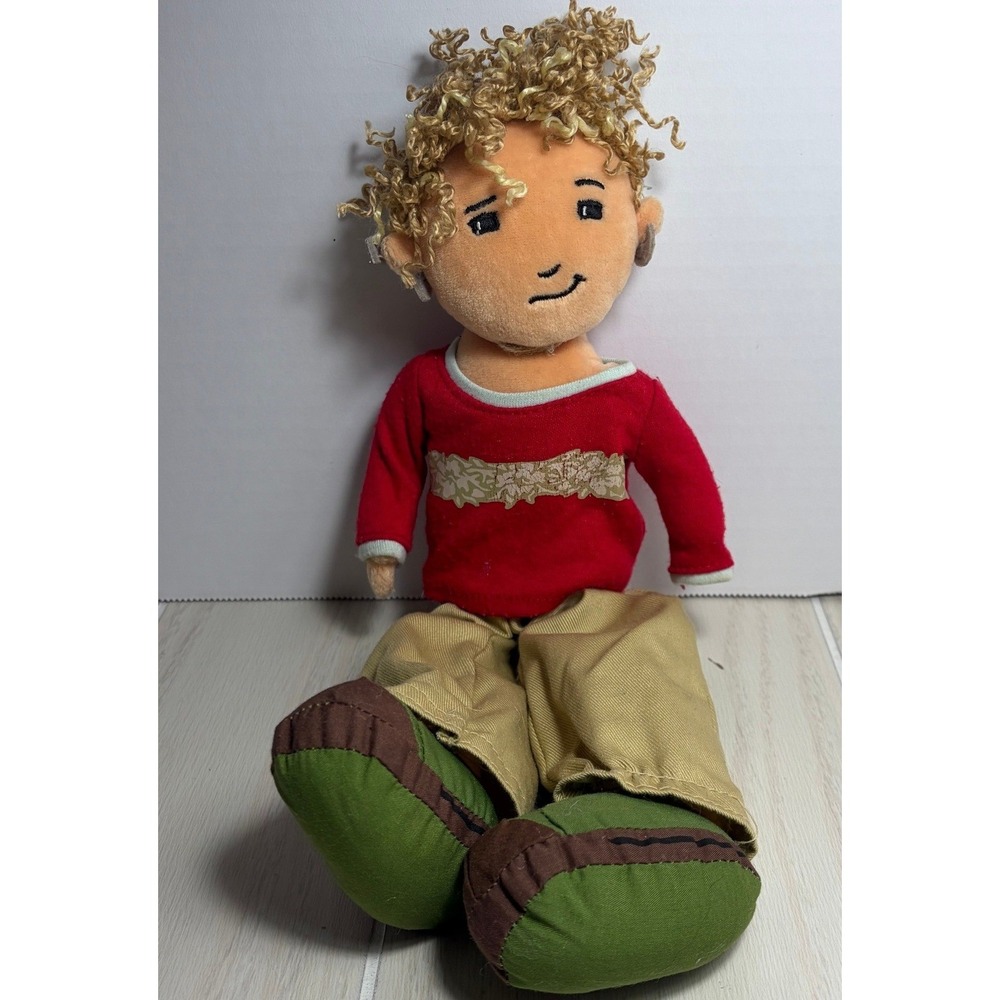 Manhattan Toy Groovy Girls blonde curls Boy Doll Skateboarder Plush READ FLAWS